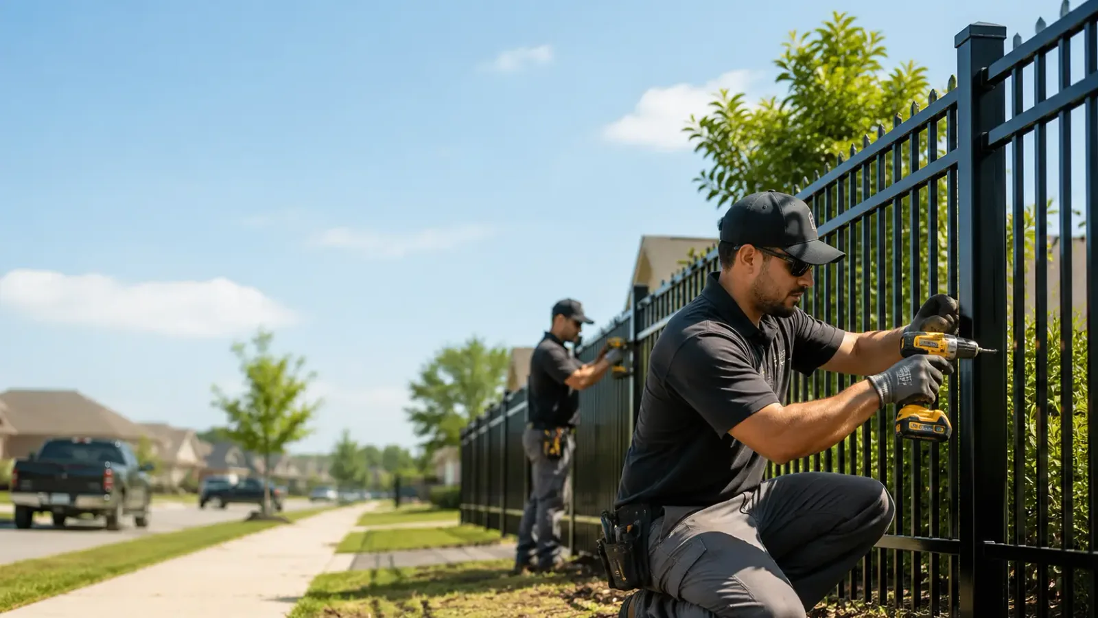 Metal Fence Installation in Springhill, LA
